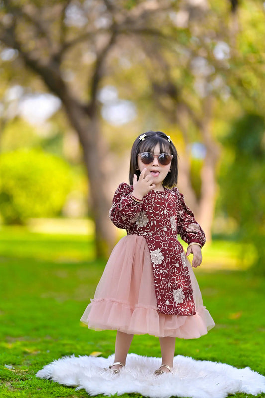 Rose Gold Frock | LIOR.PK
