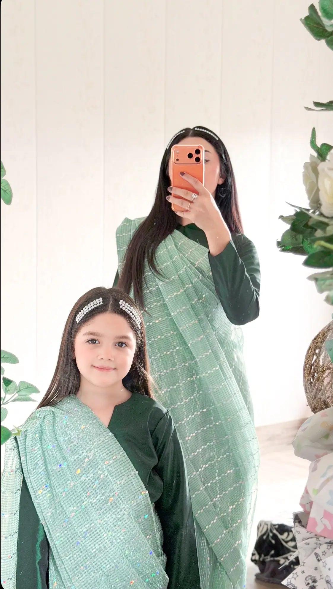 Mint Green Saree for Women (XS–XL)