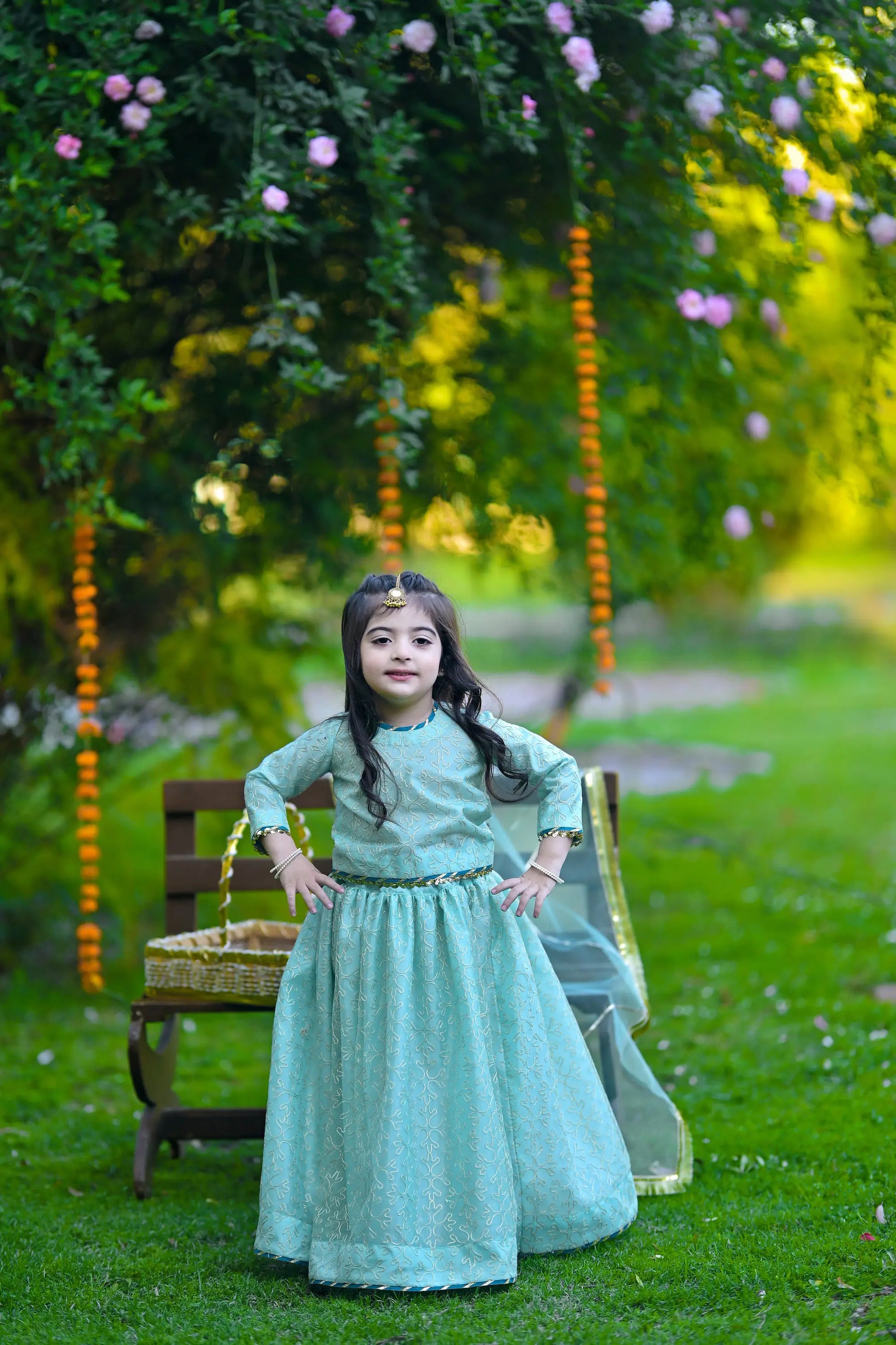 Sea Green Lehenga Choli | LIOR.PK
